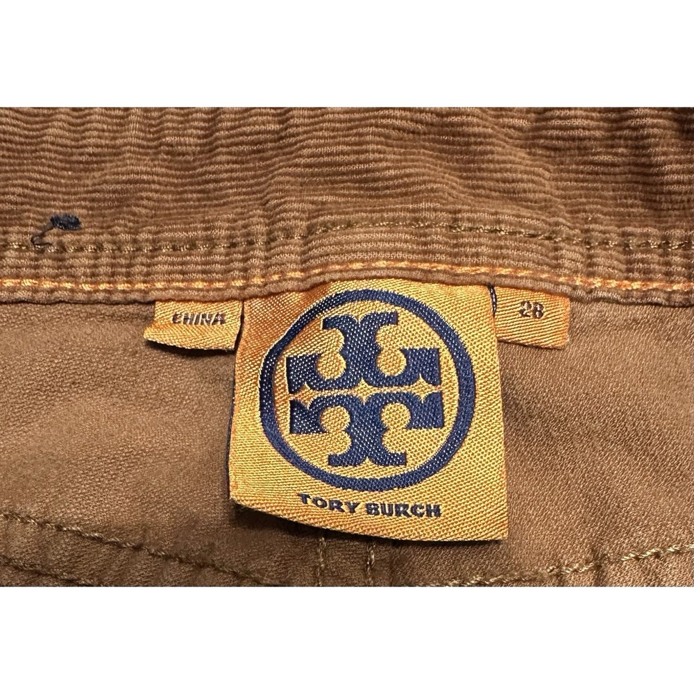 Tory Burch Tan/Brown Corduroy Pants Boot Cut/Flare - Sz 28 - Picture 12 of 15